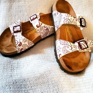 Cute deep red & white